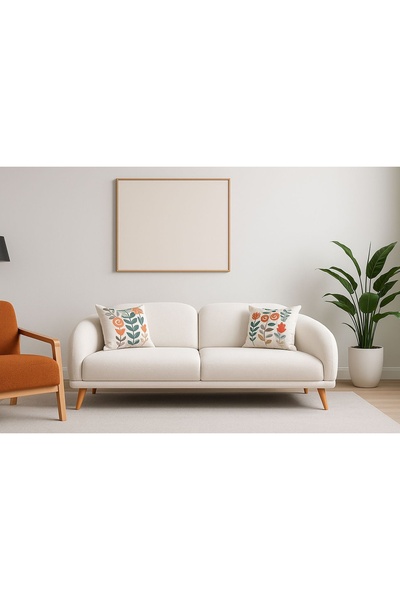 Vivense CAPRA ÜÇLÜ KOLTUK, DÜZ KOL