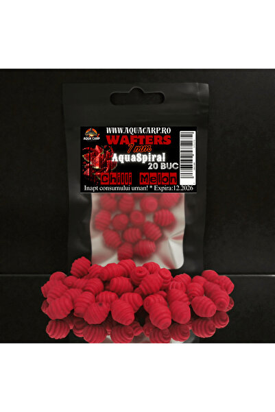Aqua Wafters AquaSpiral 7mm Chilli Melon 20buc