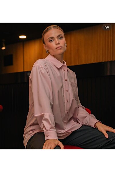 Lisa Exclusive Pembe gömlek