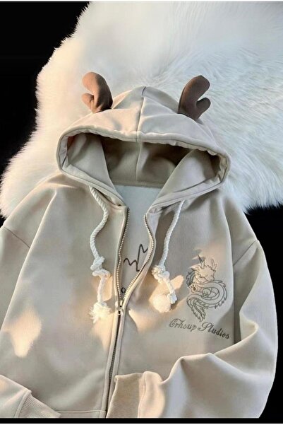 İsra Ayyıldız Moonstar Collection Siyah Baby Dragon Kapüşonlu Sweatshirt