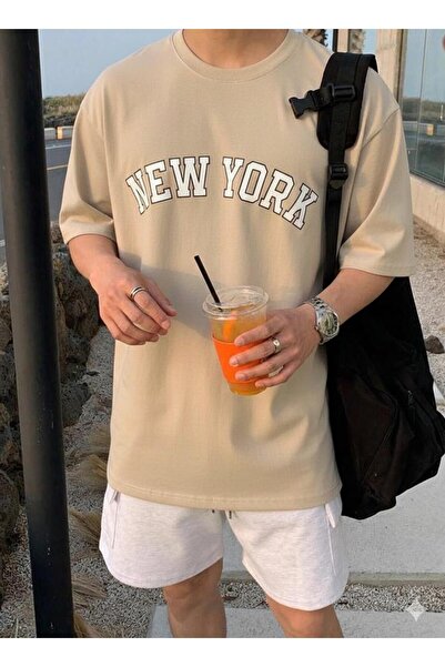 BW Bravely Wear Tricou bărbătesc cu imprimeu NEWYORK