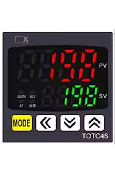 FUSIONTECHX Regulator digital de temperatură și umiditate (Termo-higrostat) TOTC4S, 220V AC,