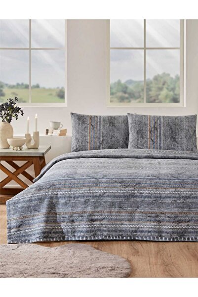 Özdilek Ranforce Çift Kişilik Battal/King Size Nevresim Takımı Colorado Mavi