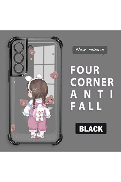 Hontinga حافظة متوافقة مع هاتف سامسونج جالاكسي S22، حافظة هاتف من السيليكون ا...