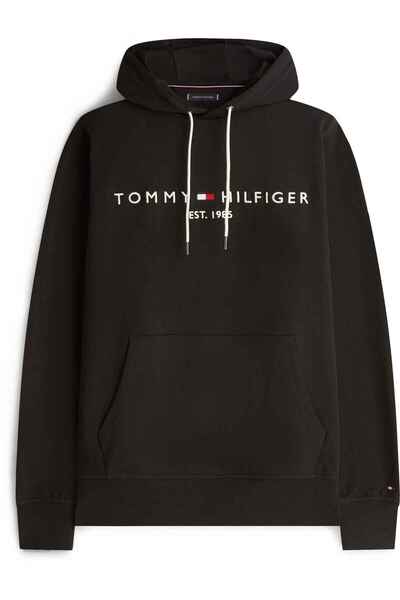 Tommy Hilfiger Pánská mikina s logem značky vhodná pro každodenní nošení čern...
