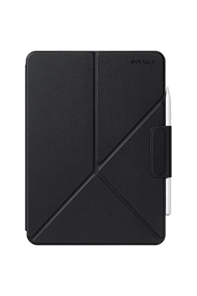 PITAKA Husă de protecție MagEZ Folio 2 pentru iPad Pro 13 2024, neagră/gri