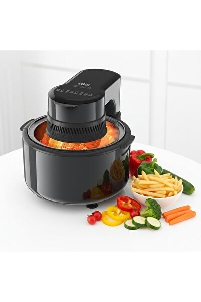 zola Air Fryer, hot air, 5l, 1200W, 8 programs, temperature 80-200°C, LCD display, 31x27x22.6 cm
