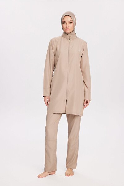 Haşema Set de costum de baie complet hijab din 5 piese din țesătură din nurcă 6026