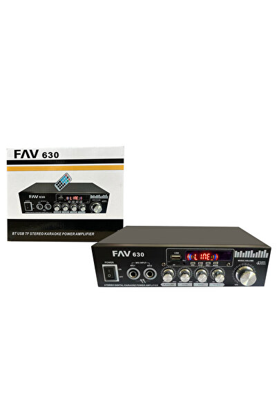 FAV FAV630 2X40 WATT STEREO BLUETOOTH/SD/USB ODA AMFİSİ