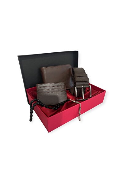 Tisaati مجموعة فاخرة من الجلد الكلاسيكي الفاخر من سلسلة Premium تتضمن حافظة ب...