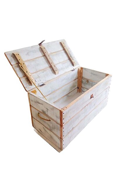 Bamena Wood Floral Ahşap Sandık