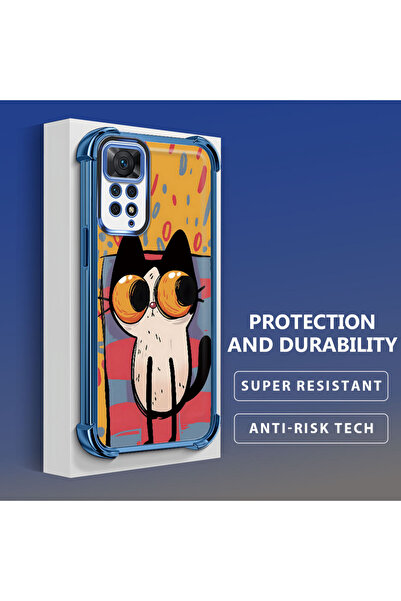 ucuc حافظة حماية من السيليكون الشفاف المتوافقة مع هاتف Xiaomi Redmi Note 11 P...