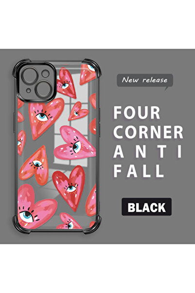 ucuc حافظة حماية من السيليكون الشفاف المتوافقة مع هاتف iPhone 14 Plus بنمط ال...