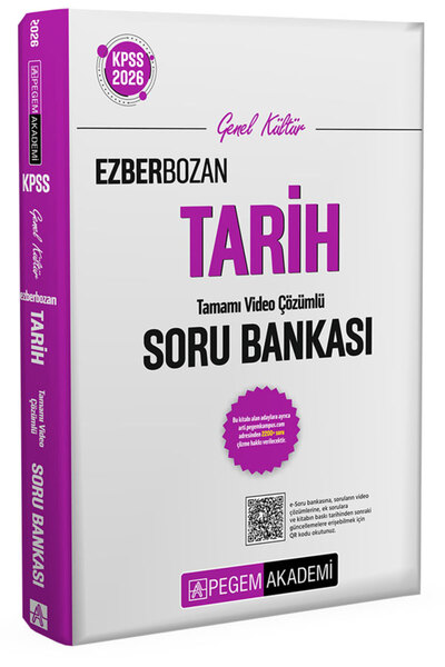 Pegem Akademi Yayıncılık 2026 KPSS Genel Yetenek Genel Kültür Ezberbozan Tari...