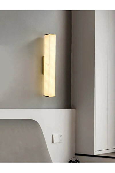 RONİSU AYDINLATMA Columnis Mermer Prizma Duvar Aplik RA-APLK-3556-52-25