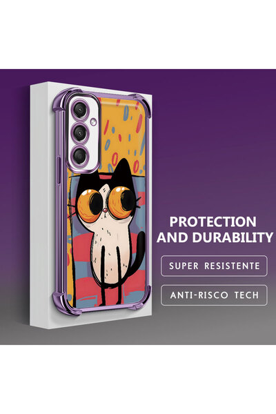 ucuc حافظة حماية من السيليكون الشفاف المتوافقة مع هاتف Samsung Galaxy A24 بأن...