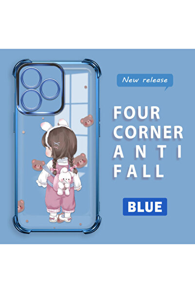 Hontinga حافظة هاتف ريلمي نوت 50 المتوافقة مع الهاتف، مصنوعة من السيليكون الش...