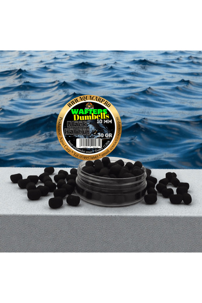 Aqua Αλτήρες Wafters 10mm Μαύρος Χάλιμπατ 30gr