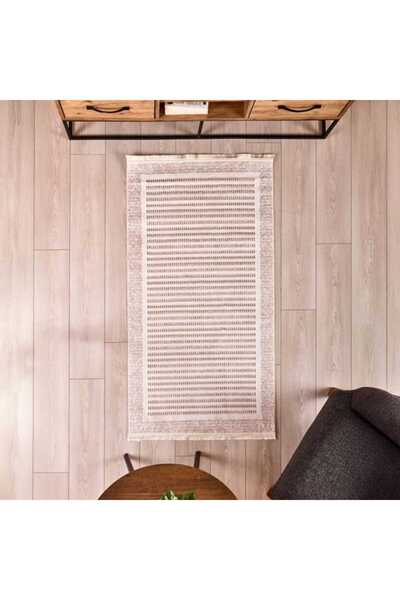 Evidea Soft Tuku Halı - Bej - 80x150 cm