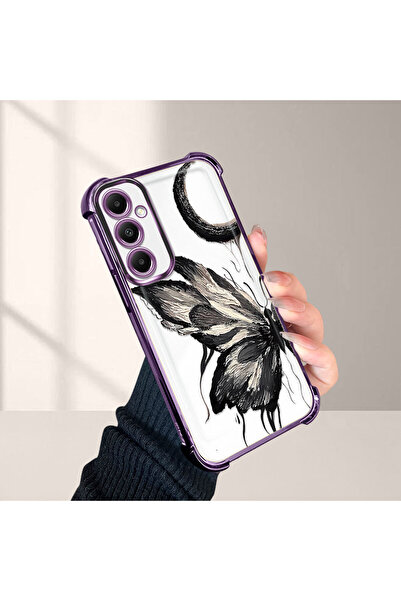 Hontinga حافظة هاتف شفافة متوافقة مع سامسونج جالاكسي A05S مصنوعة من السيليكون...