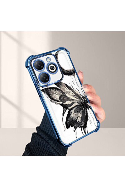 Hontinga حافظة هاتف شفافة متوافقة مع هاتف Infinix Hot 40i مصنوعة من السيليكون...