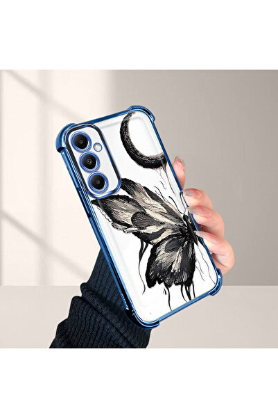 Hontinga حافظة هاتف شفافة متوافقة مع سامسونج جالاكسي A05S مصنوعة من السيليكون...