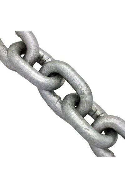 EgeÇelikHalat 10 mm 1 Metre Kalibre Zincir Daldırma Galvaniz, Irgat Zinciri D...