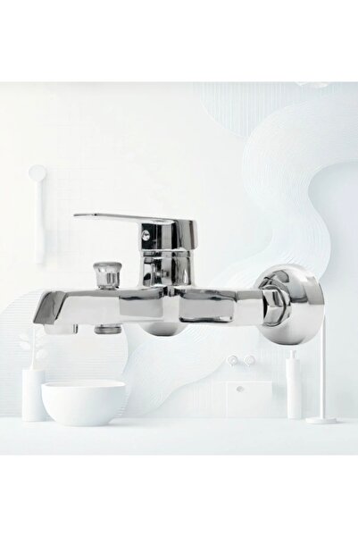 luxury faucet صنبور حمام مربع من الكروم ذو جسم ثقيل