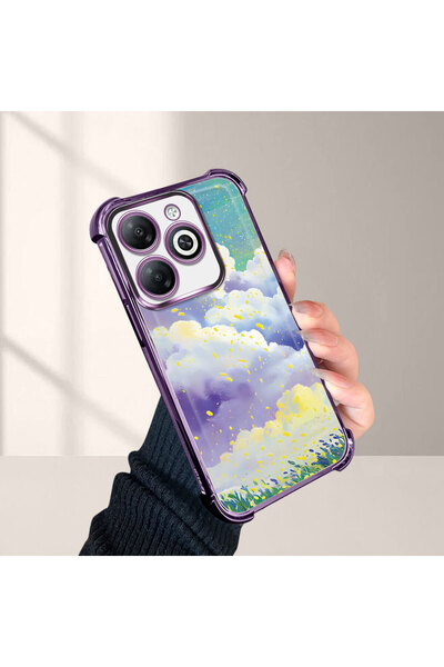 ucuc حافظة حماية من السيليكون الشفاف المتوافقة مع هاتف Infinix Smart 8/8 Pro،...