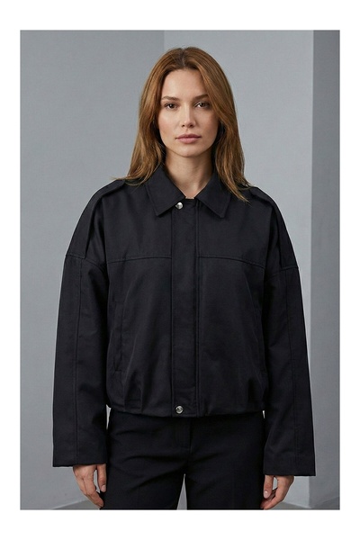Bigdart Women's Jacket&Trench Coat 732 Black