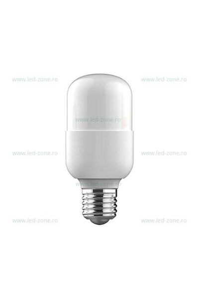 LEDZONE Bec LED E27 45W Difuzor din plastic mat T130