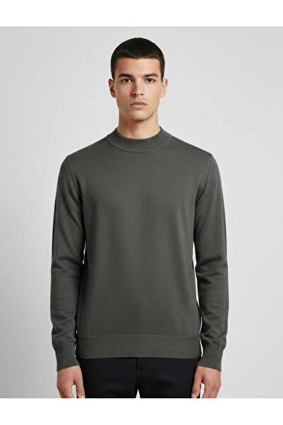 venüsdijital Half Fishbone Neck Regular Cut Knitwear Sweater