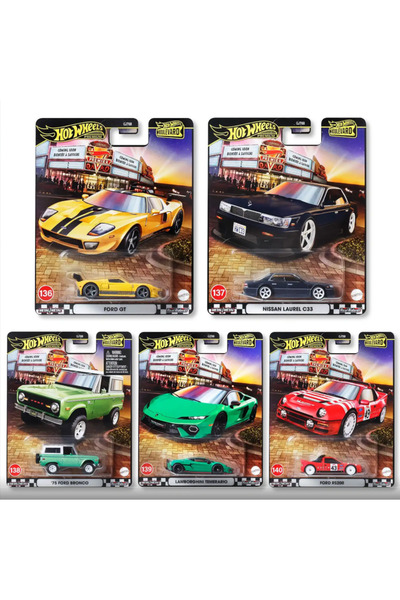 HOT WHEELS Premium Boulevard 5'li Set GJT68 - 978E