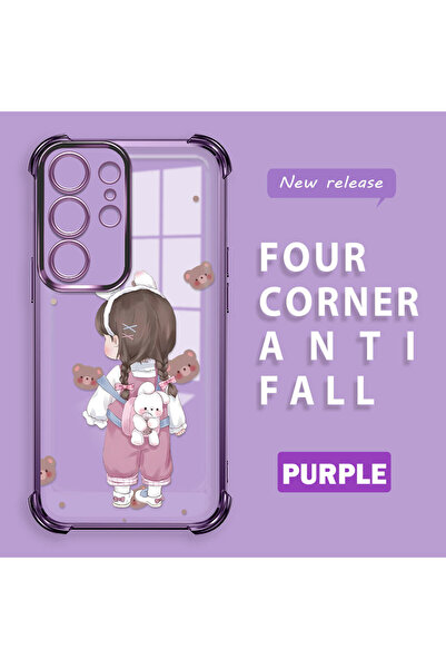 Hontinga حافظة متوافقة مع هاتف سامسونج جالاكسي S24 الترا، حافظة هاتف من السيل...