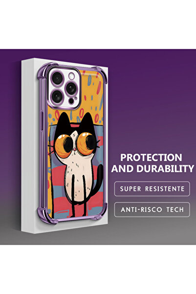 ucuc حافظة واقية من السيليكون الشفاف المتوافقة مع هاتف iPhone 15 Pro Max بأنم...