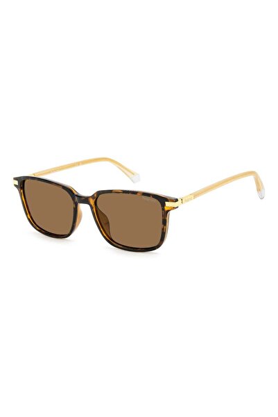 Polaroid Square Sunglasses for Men PLD 4169/G/S/X Gold 42