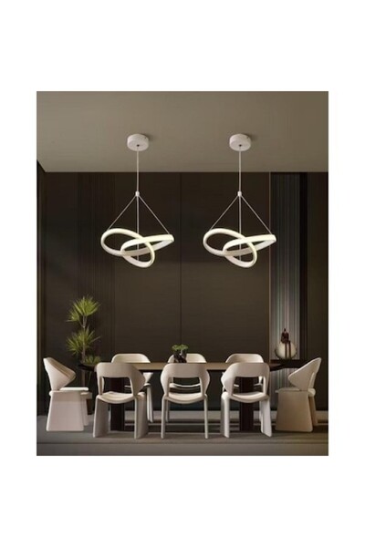 LEDZONE Lustra LED 28W 3 Functii Alba LZ9331