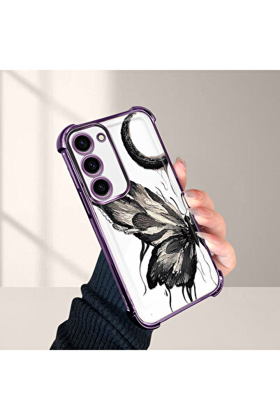 Hontinga حافظة هاتف شفافة متوافقة مع سامسونج جالاكسي S23 مصنوعة من السيليكون ...