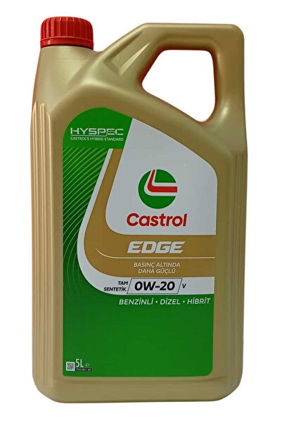 CASTROL 1605F3 Motor Yağı EDGE 0W-20 V 5 litre