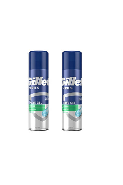 Gillette Series Gel de Ras 200 ml - 2 Bucati