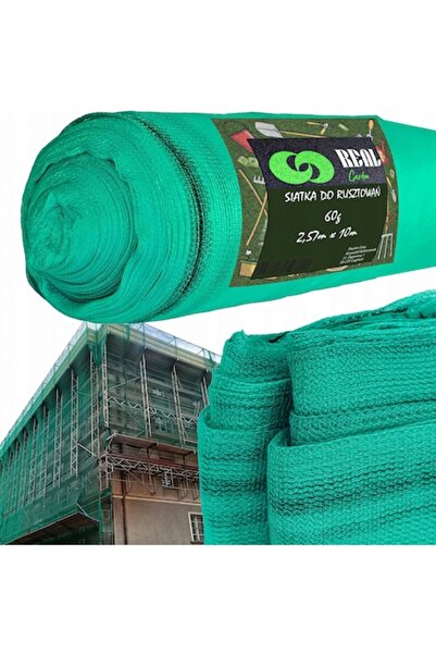 Optim Solution Plasă de protecție pentru schele, rezistentă la UV, umbrire 25%, 2,57 x 10 m, 60 g/m², verde