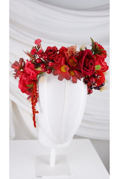 Buketlife زهرة حمراء متنقلة