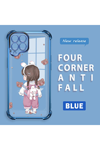 Hontinga حافظة متوافقة مع هاتف سامسونج جالاكسي M33، حافظة هاتف من السيليكون ا...