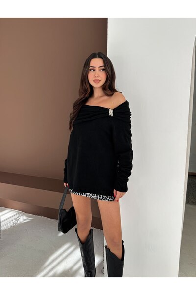 CLB COLLECTION Değaje Collar Knitwear Sweater