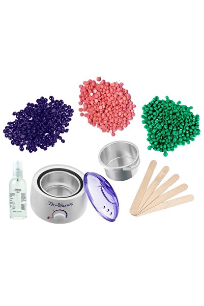 SELA Kit Epilare No.620 cu Ceara Epilare Granule Refolosibila - Triple Wax (3 x 100 g)