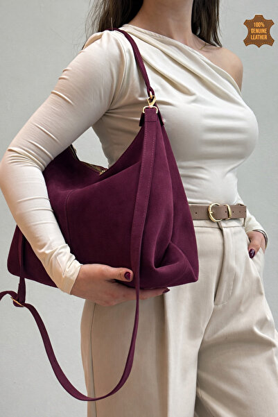 MaVaux Enyola 100% Genuine Leather Modern Design Puppy Shoulder and Crossbody Bag