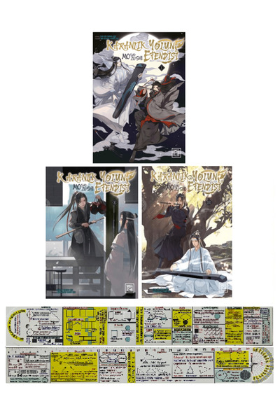 Destek Yayınları Karanlık Yolun Efendisi 1-2-3. Ciltler Manga Seti + Özel Cetvel