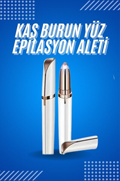 ZERO LAND 1610558751 Yüz Epilatör Kıl Kaş Bıyık Tüy Alma Aleti Kaş Bıyık (155...