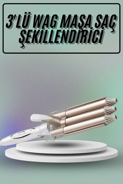 ZERO LAND 1615048751 أداة تصفيف الشعر واج ماسا ثلاثية مع تعديل درجة الحرارة ا...