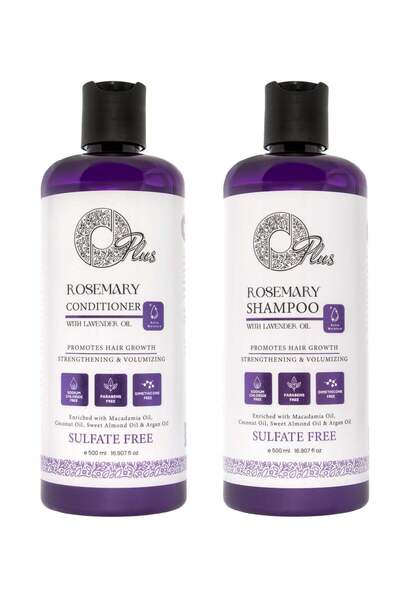 Oplus شامبو وبلسم لعلاج تساقط الشعر بإكليل الجبل والخزامى، ٥٠٠ مل